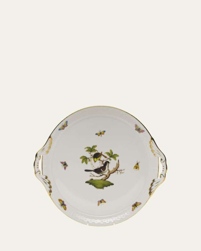 Rothschild Bird Round Tray with Handles
